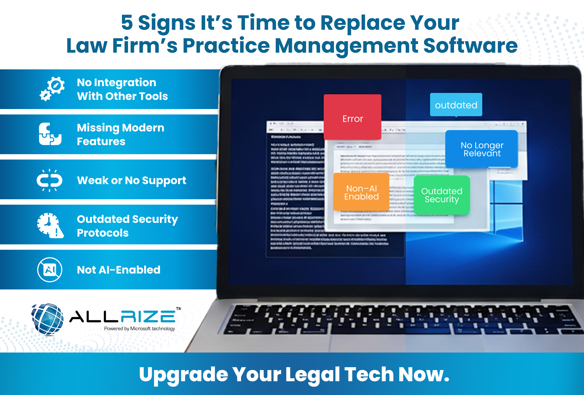5 Signs It’s Time to Retire Your Firm’s Practice Management Software
