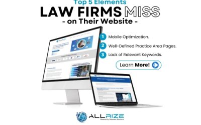 Top 5 Elements Law Firms Miss on Their Website