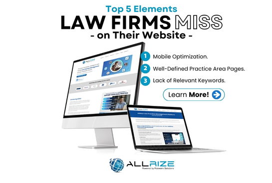 Top 5 Elements Law Firms Miss on Their Website