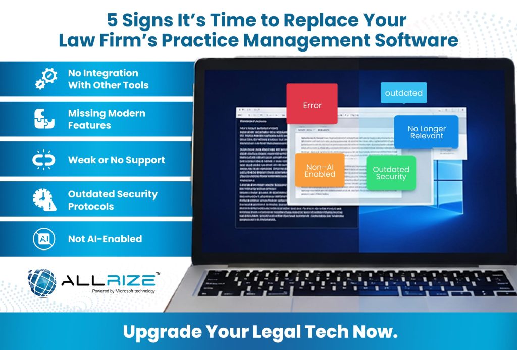 5 Signs It’s Time to Retire Your Firm’s Practice Management Software