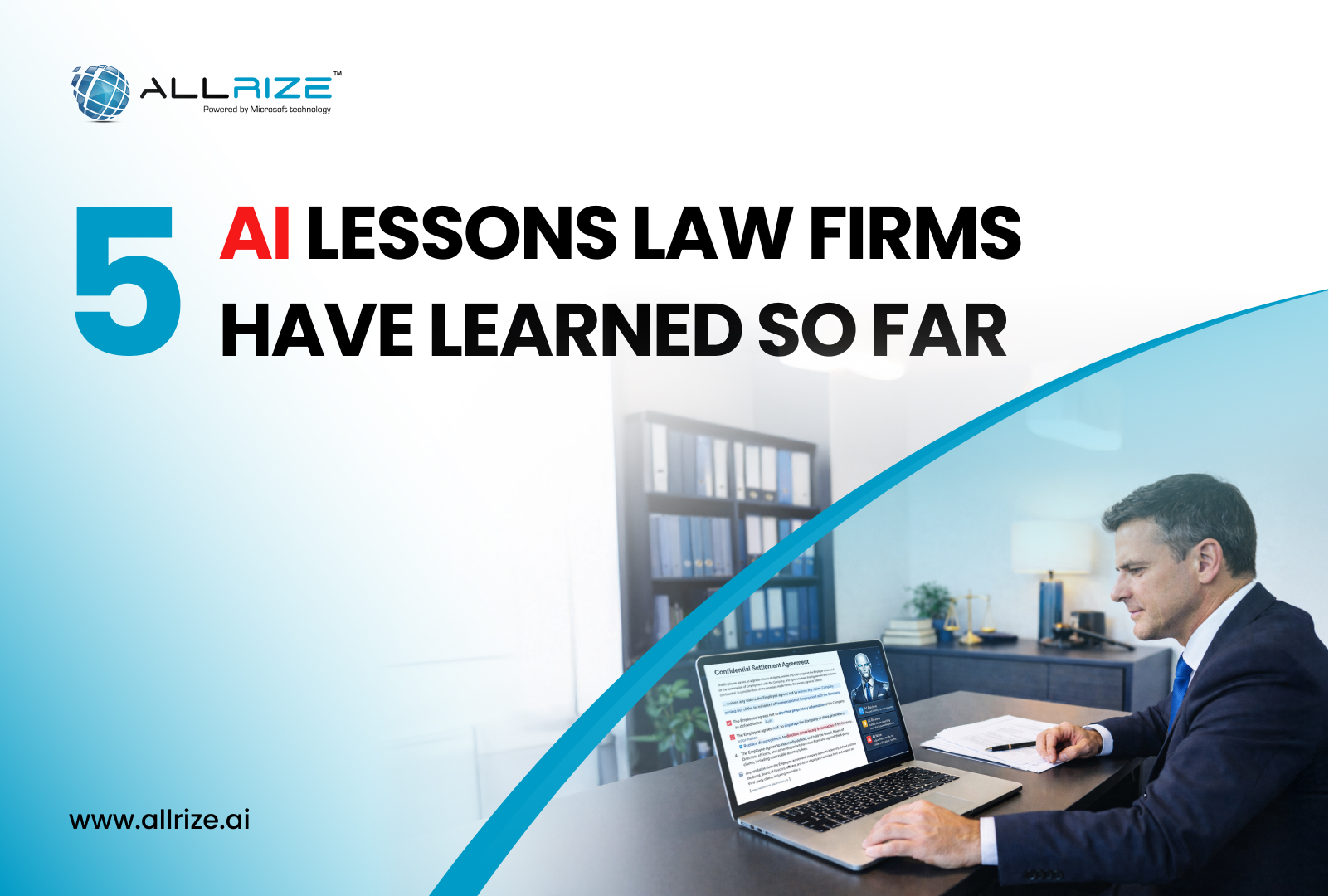 AllRize Blog Image – Five AI Lessons Law Firms Have Learned So Far