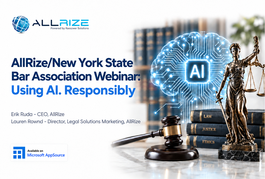 AllRize/New York State Bar Association Webinar: Using AI Responsibly